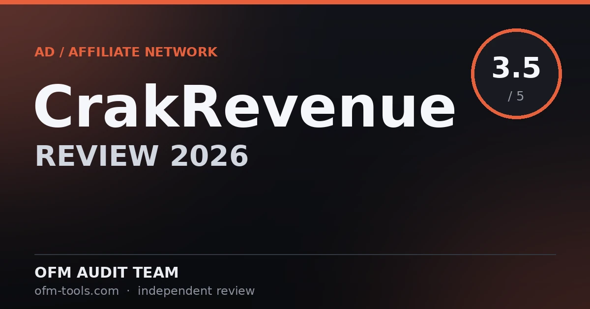 CrakRevenue Review 2026: Honest Take for OnlyFans Creators