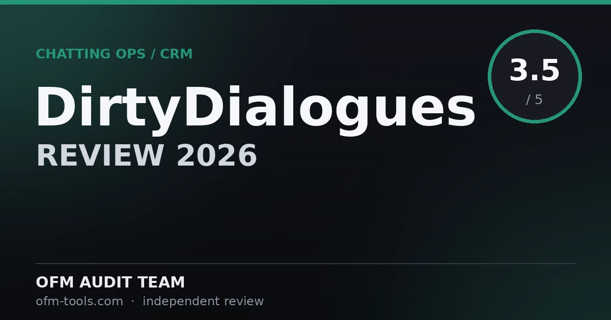 DirtyDialogues Review (2026): Pricing, Verdict & Alternatives